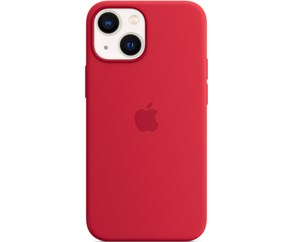 APPLE iPhone 13 mini Silicone Case with MagSafe - (PRODUCT) RED Model A2705 