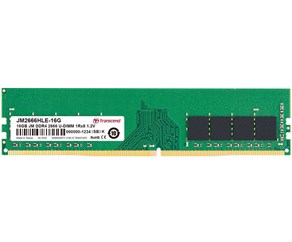 TRANSCEND 16GB DDR4- 2666MHz PC21300, CL19, 288pin DIMM 1.2V 