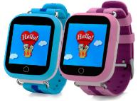 Детские смарт-часы WONLEX Gw200S (голубой розовый)