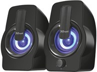 Sistem audio 2.0 TRUST Gemi RGB (negru)
