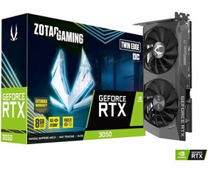 ZOTAC GeForce RTX 3050 Twin Edge OC 8GB GDDR6 (ZT-A30500H-10M) 